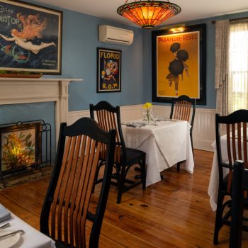 The Ashby Inn Restaurant upstairs dining room
