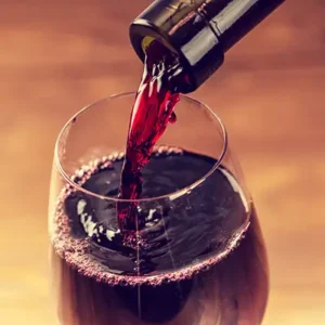 Red wine being poured for VIK Wine Dinner at The Ashby Inn